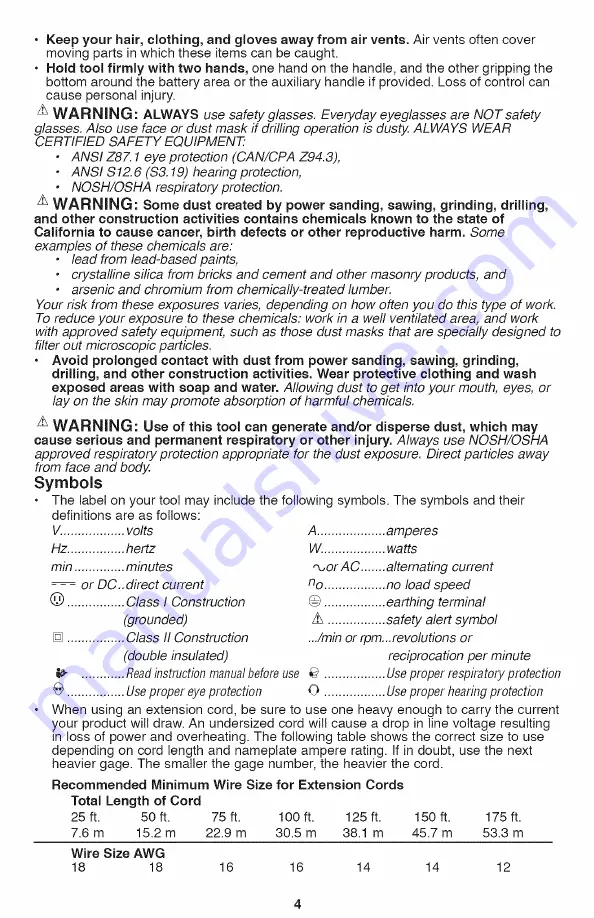 Black & Decker BDCDHP220 Instruction Manual Download Page 4