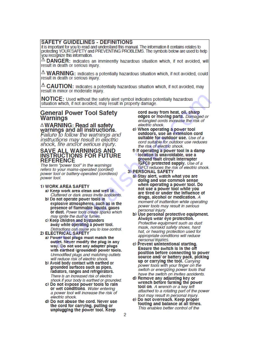 Black & Decker BDCJS20B Instruction Manual Download Page 2