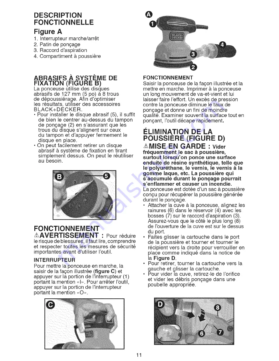 Black & Decker BDEROI00 Instruction Manual Download Page 11