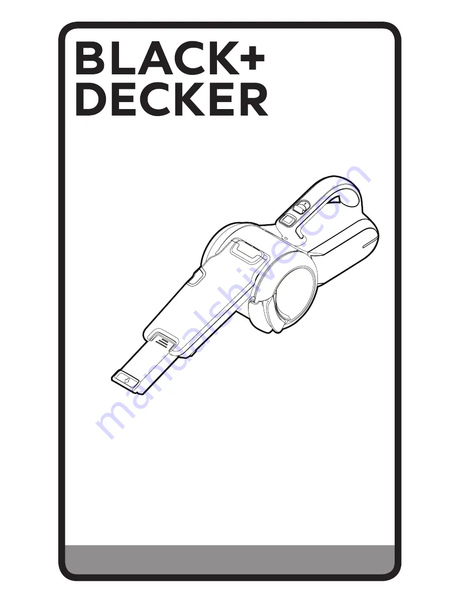 Black & Decker BDH1600PL Instruction Manual Download Page 1