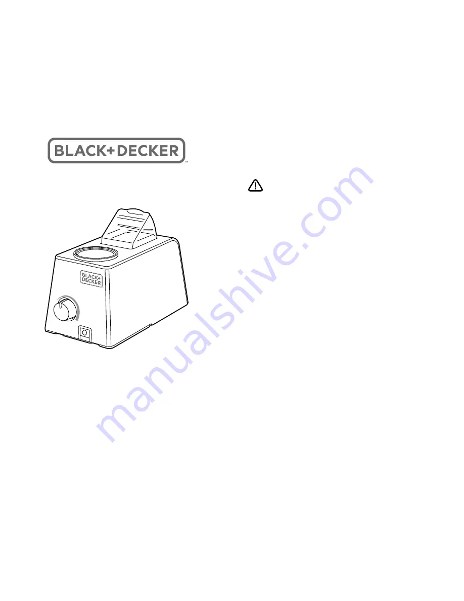 Black & Decker BXHU050 Use & Care Instructions Manual Download Page 6