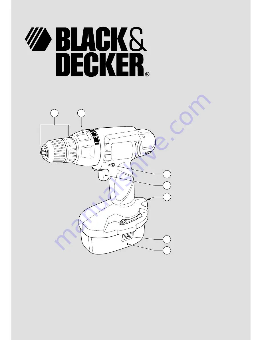 Black & Decker CD12C Instructions Manual Download Page 1