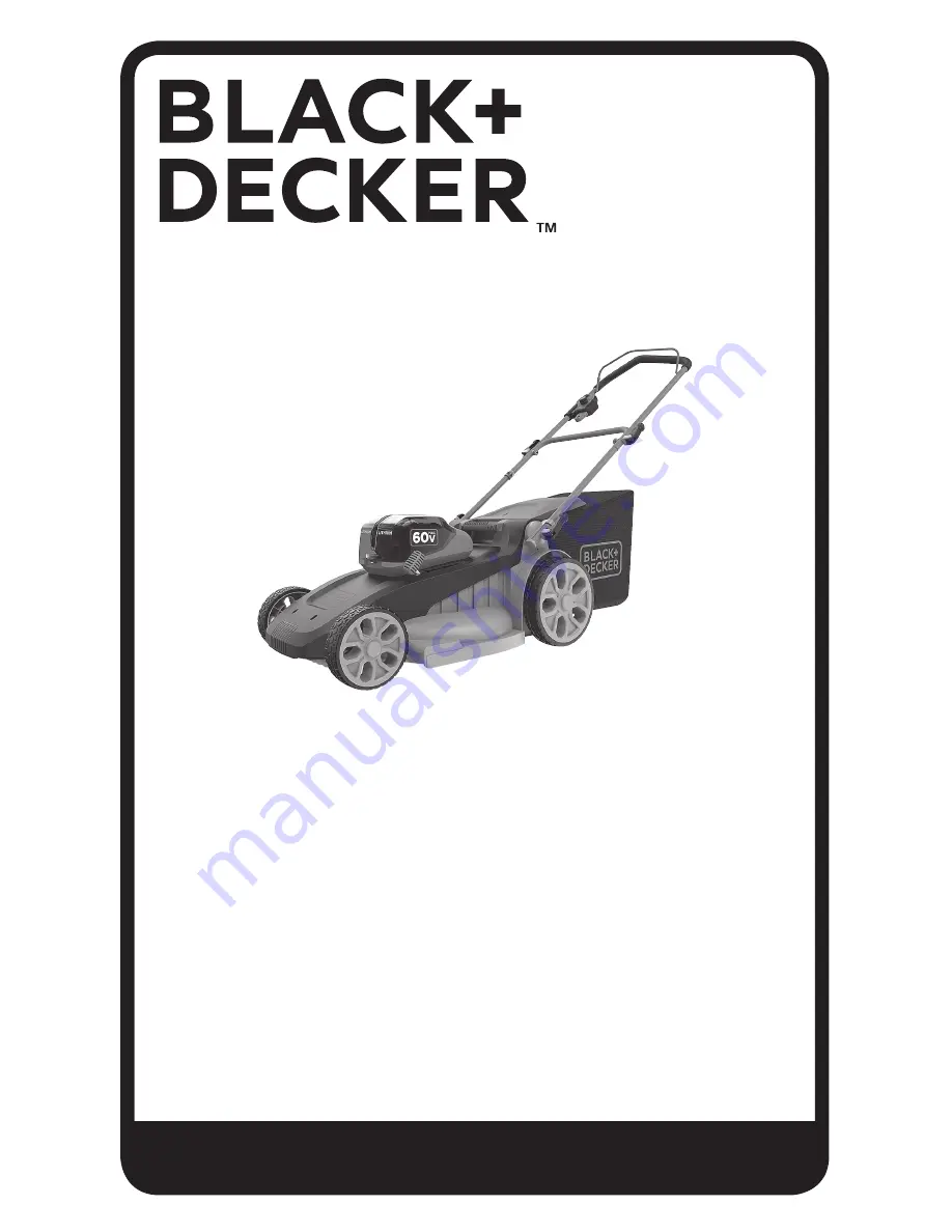 Black & Decker CM2060 Instruction Manual Download Page 1