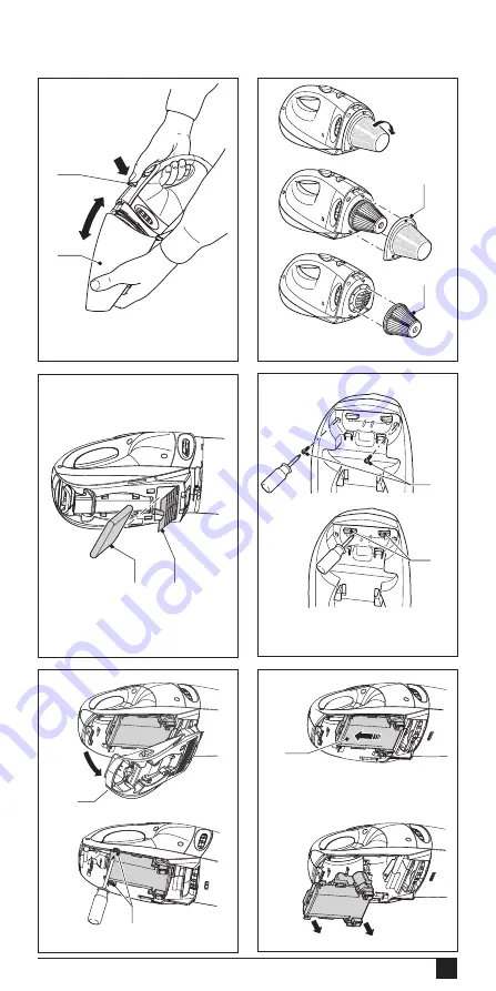 Black & Decker CV1205T Manual Download Page 3