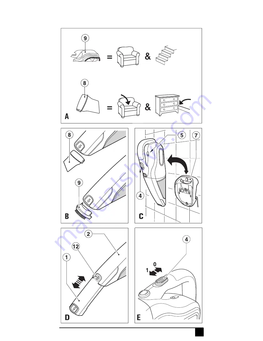 Black & Decker DV1205EN Original Instruction Download Page 3