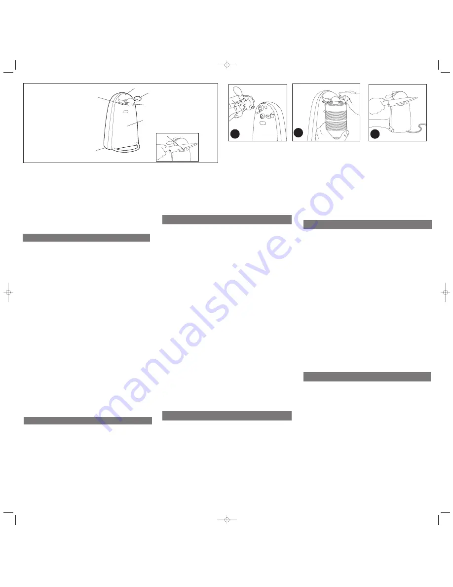 Black & Decker EC100 Series Use And Care Book Download Page 2