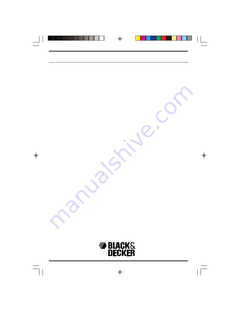 Black & Decker GR380 User Manual Download Page 1