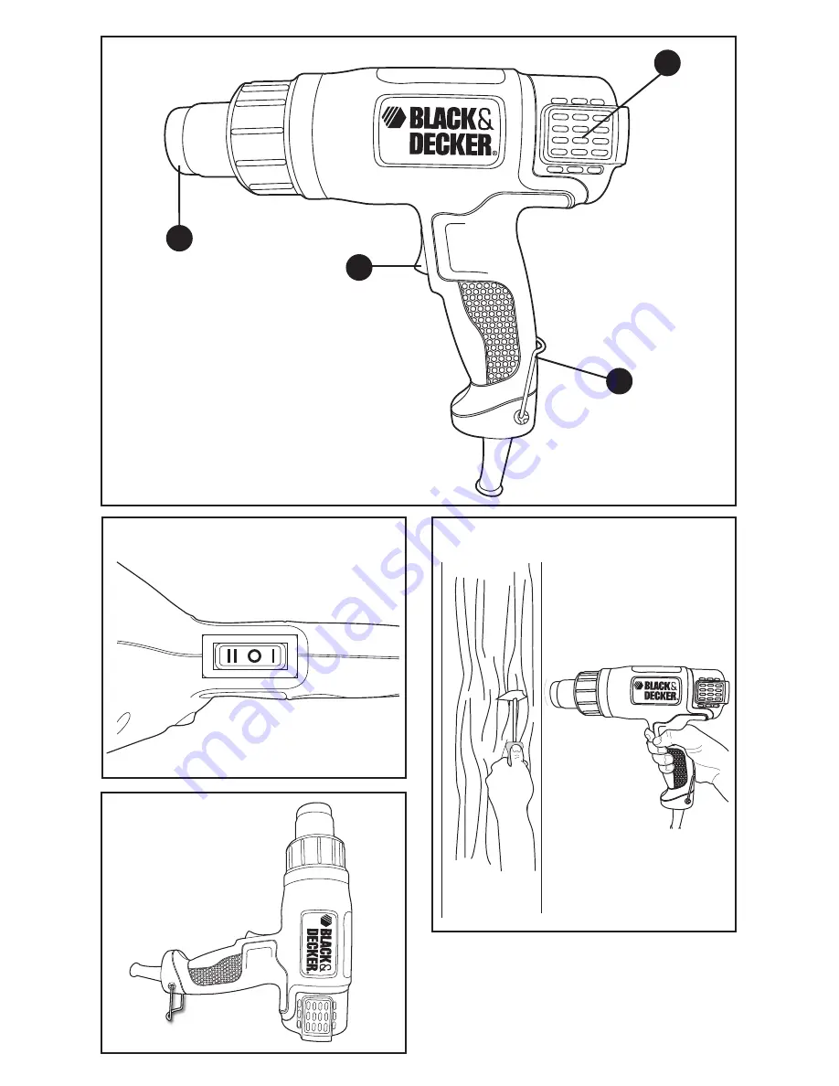 Black & Decker HG1500 Instruction Manual Download Page 2