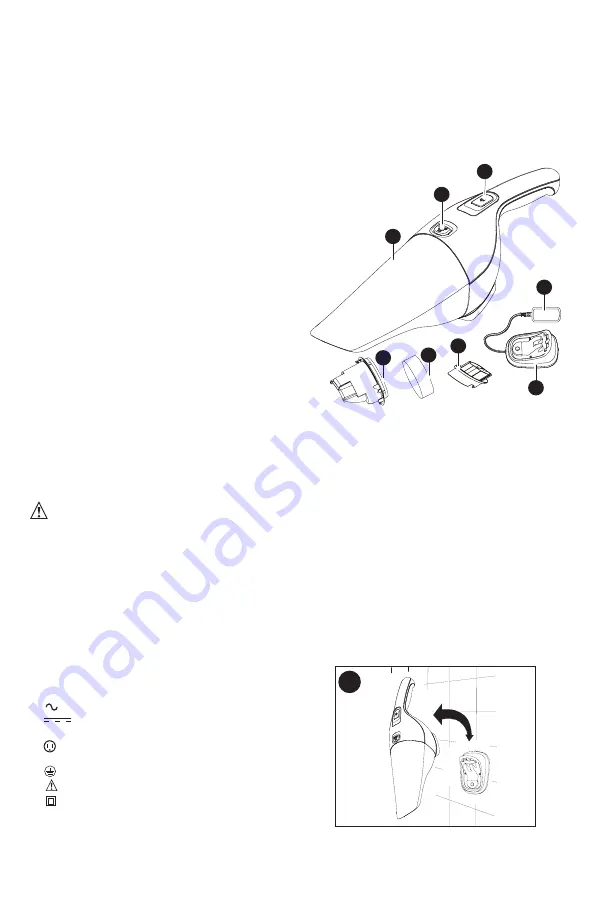 Black & Decker HNV215BW Instruction Manual Download Page 3