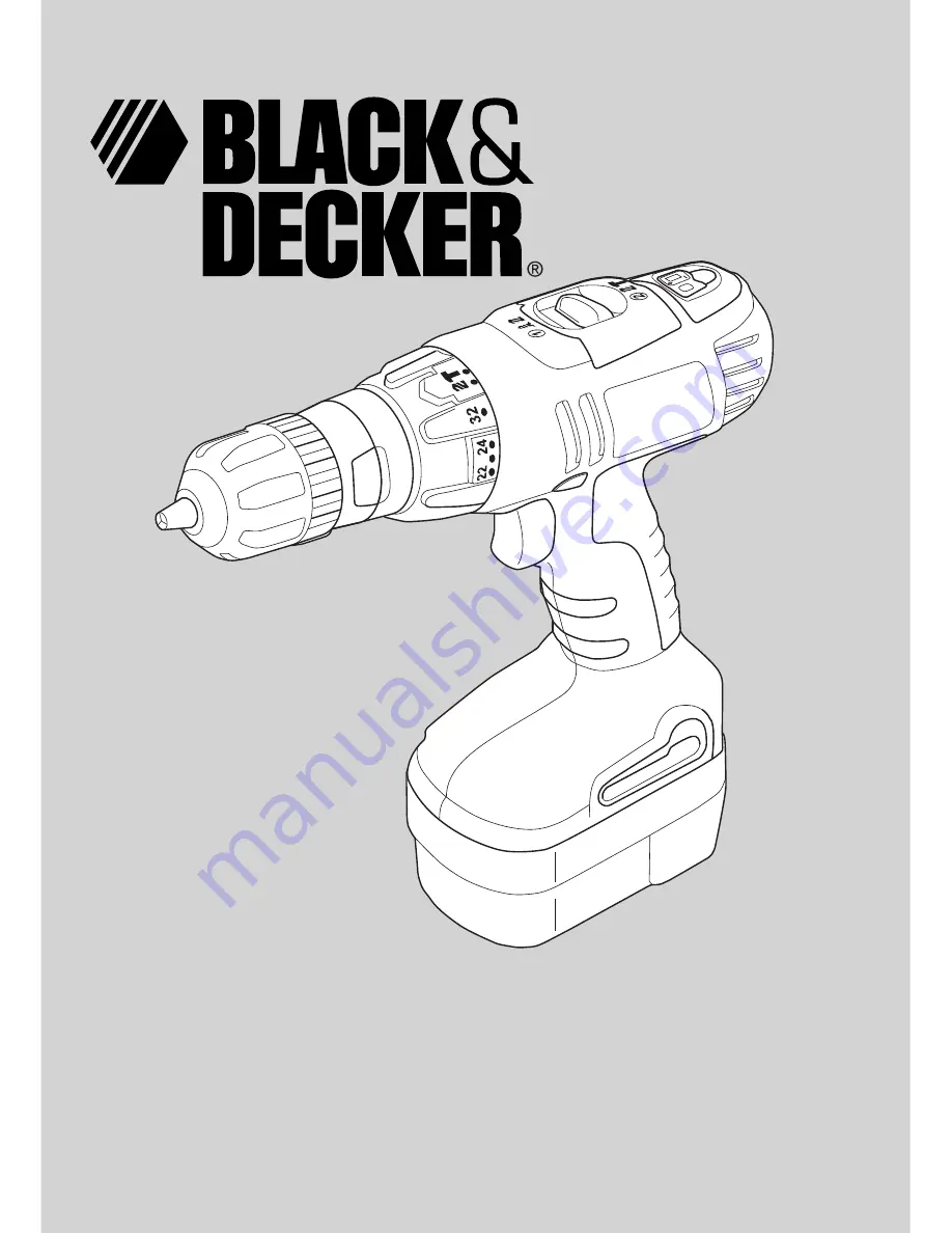 Black & Decker HP126F2K Instructions Manual Download Page 1