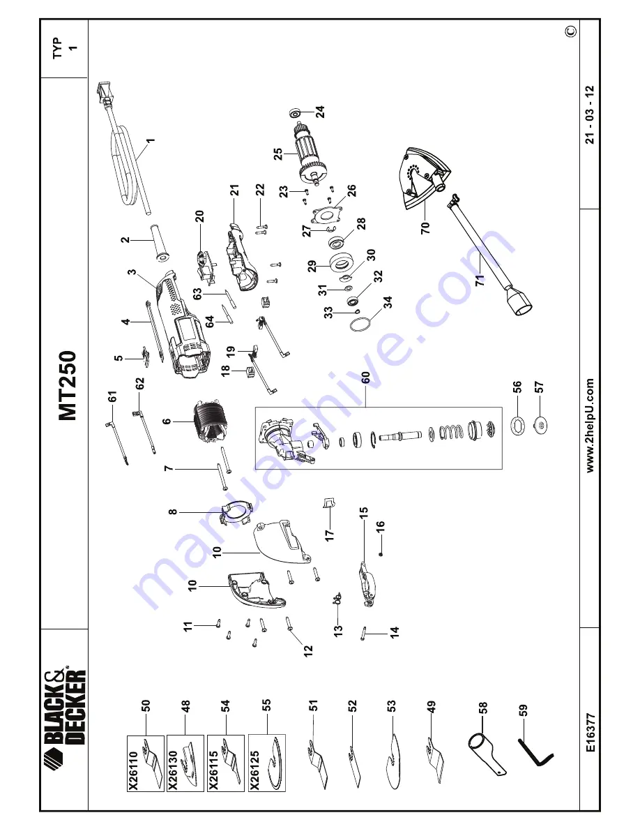 Black & Decker HPL108MT Instructions Manual Download Page 10