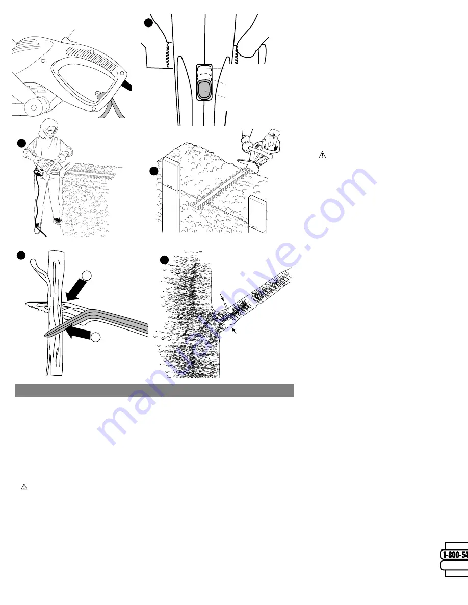 Black & Decker HTD22SW Hedge Hog XB Instruction Manual Download Page 2