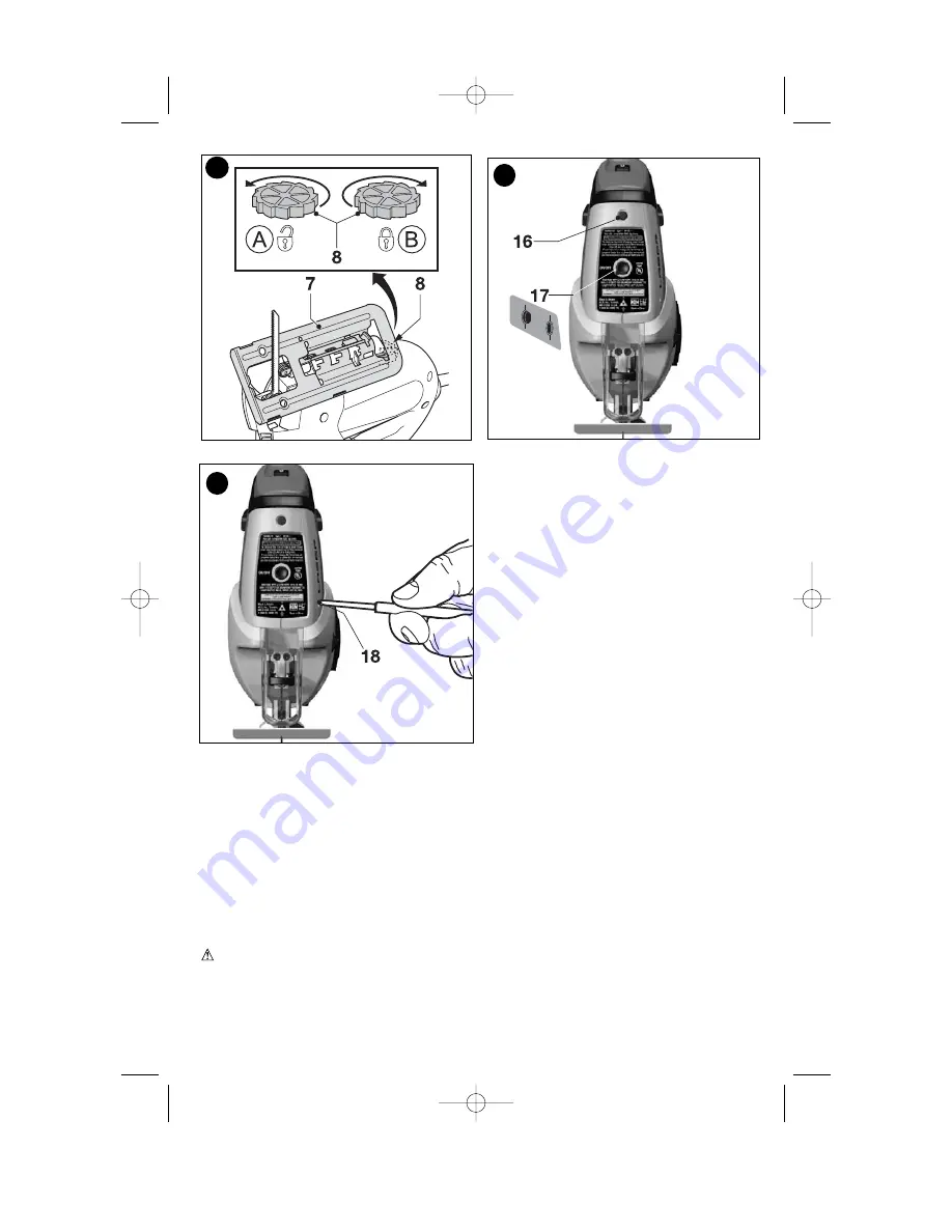 Black & Decker JS650L Instruction Manual Download Page 17