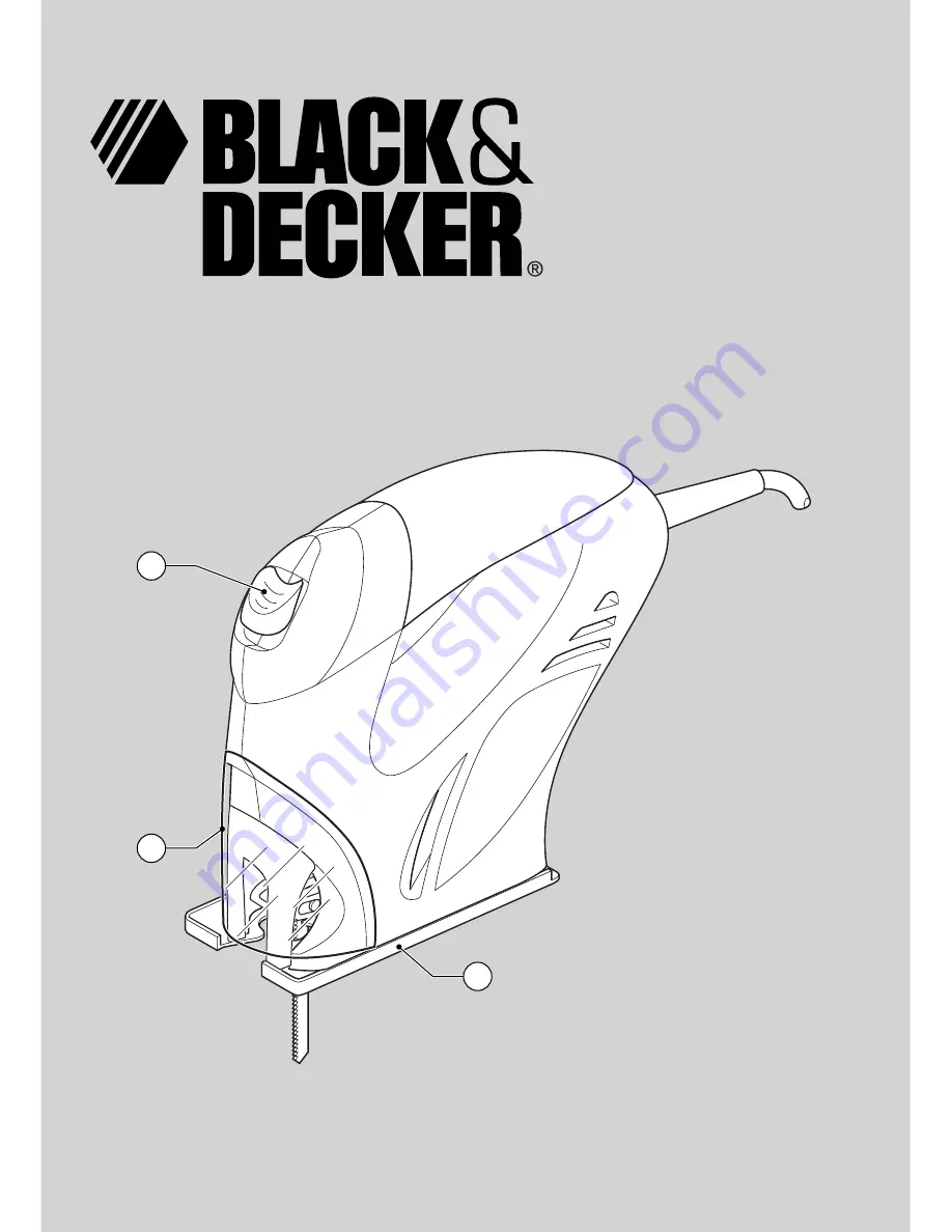 Black & Decker KS100 Instruction Manual Download Page 1