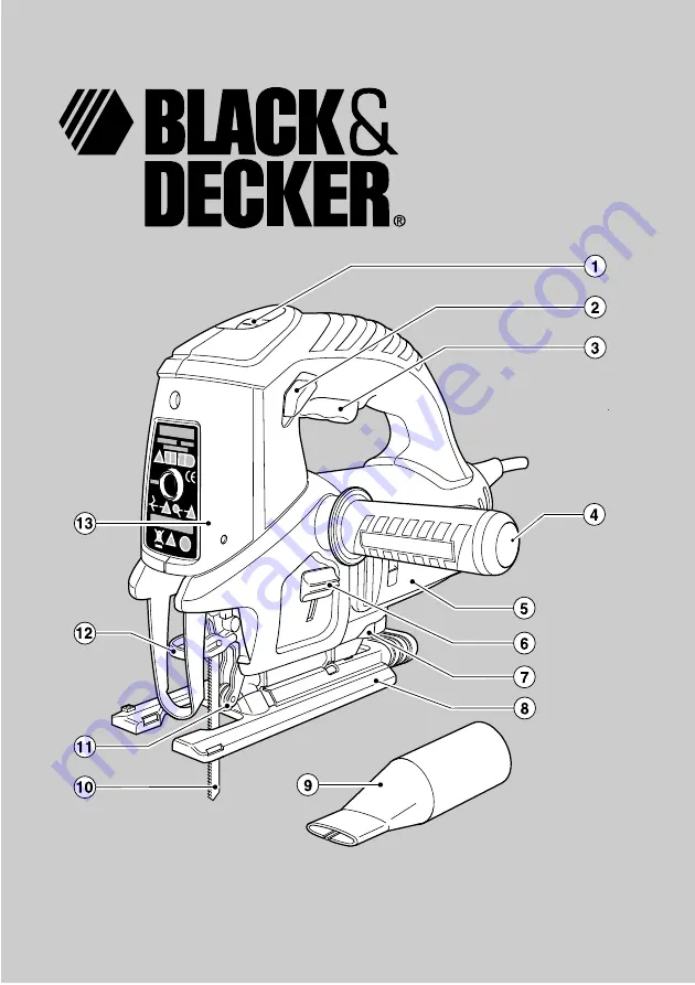 Black & Decker KS1000E Скачать руководство пользователя страница 1