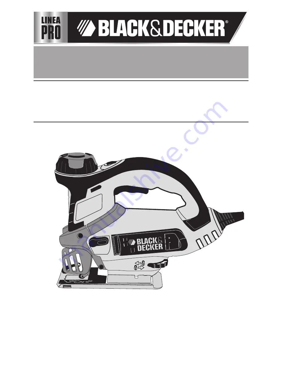 Black & Decker KS700K Instruction Manual Download Page 1