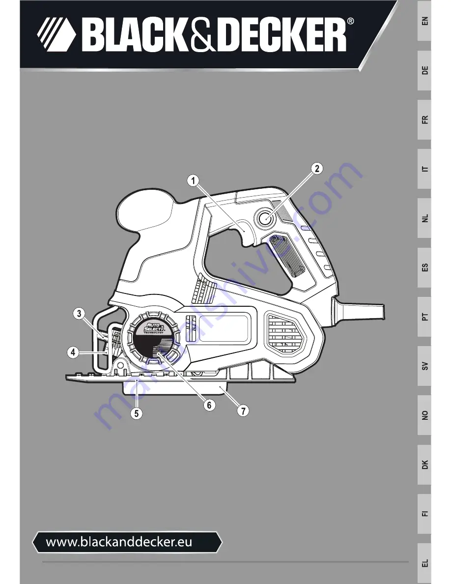 Black & Decker KSTR8 Original Instructions Manual Download Page 1