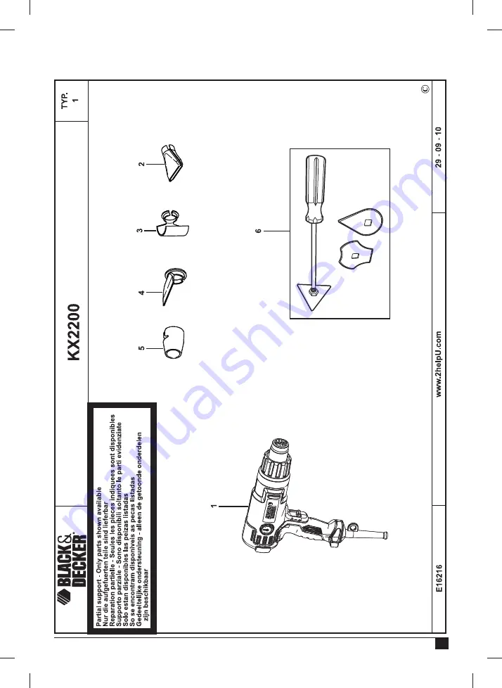 Black & Decker KX2200 Скачать руководство пользователя страница 65