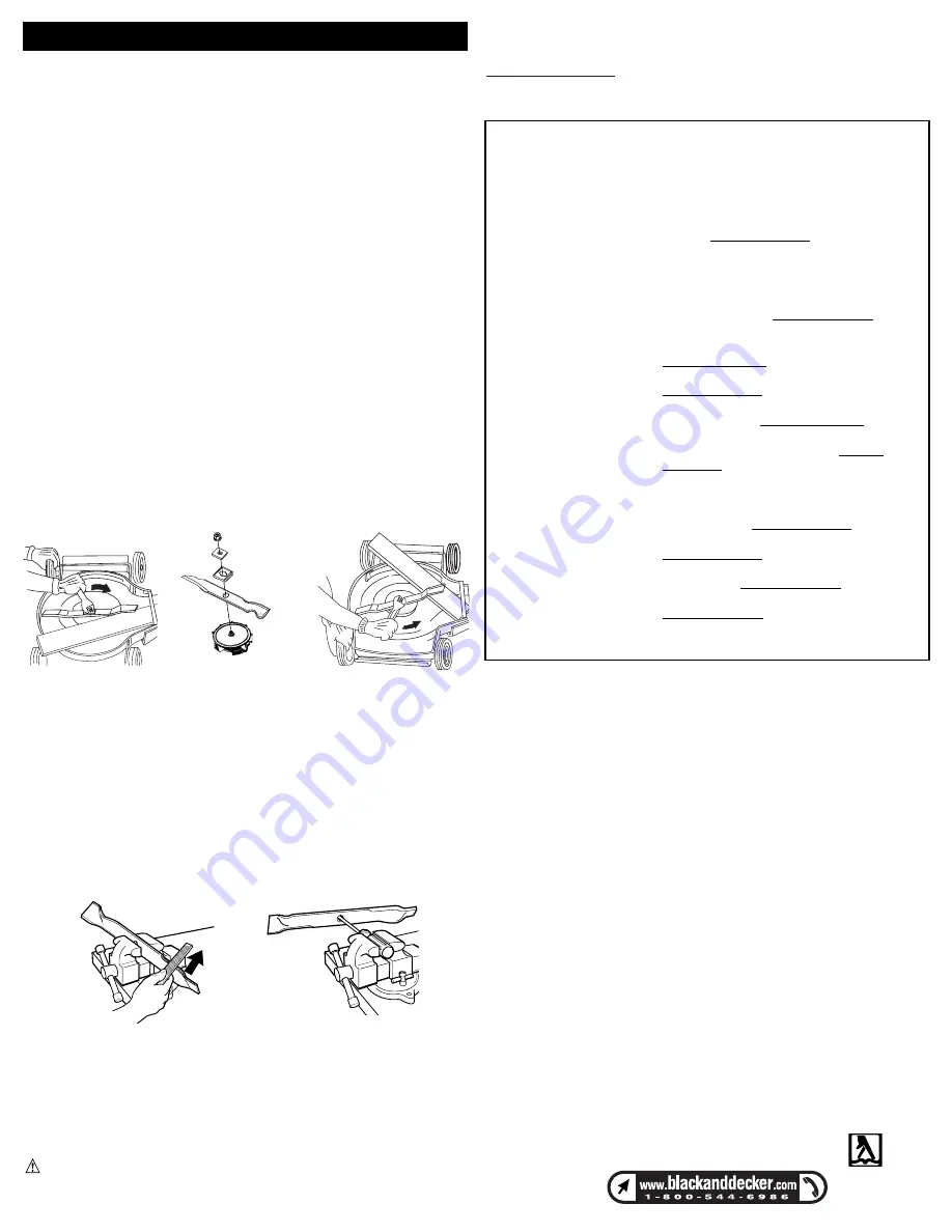 Black & Decker LM115 Instruction Manual Download Page 5