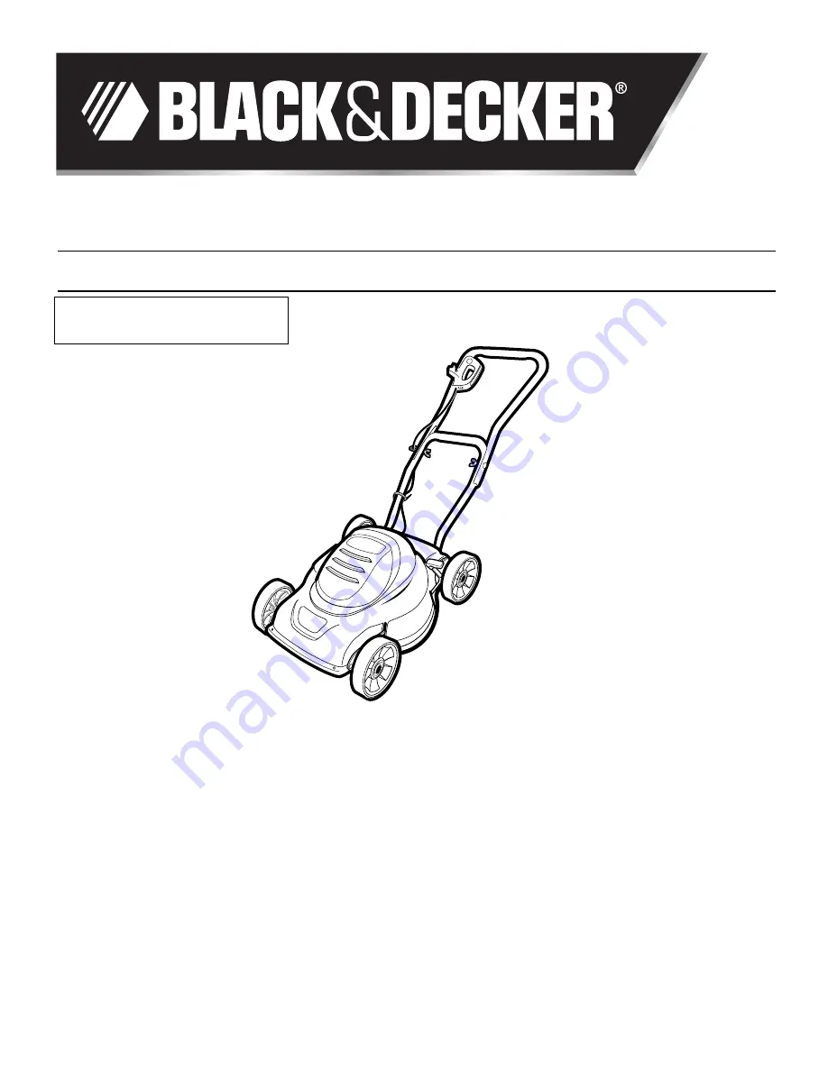 Black & Decker MM275 Instruction Manual Download Page 1