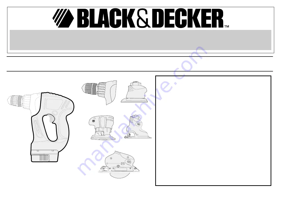 Black & Decker MT1405B Instruction Manual Download Page 10