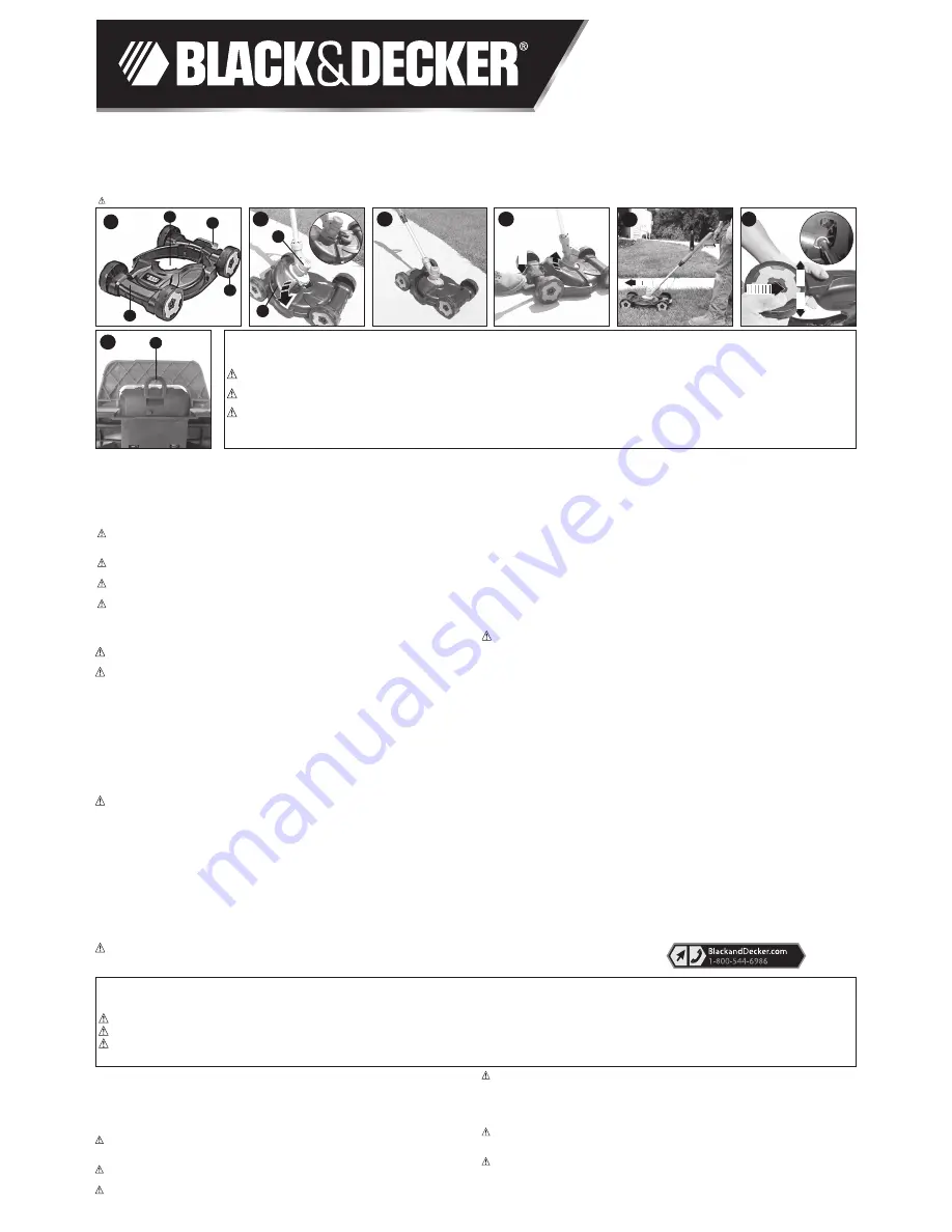 Black & Decker MTD100 Instruction Manual Download Page 1