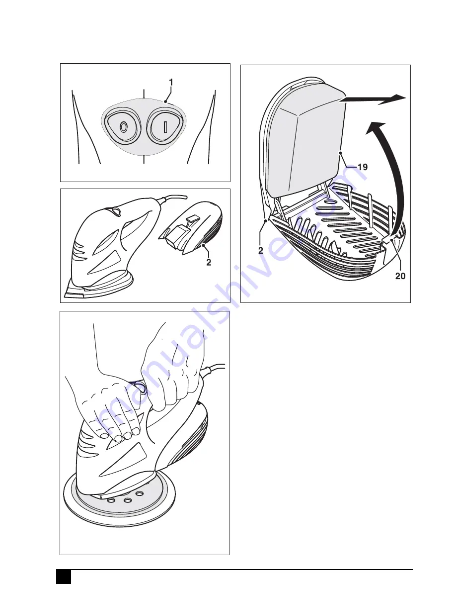 Black & Decker Palm sander Manual Download Page 6