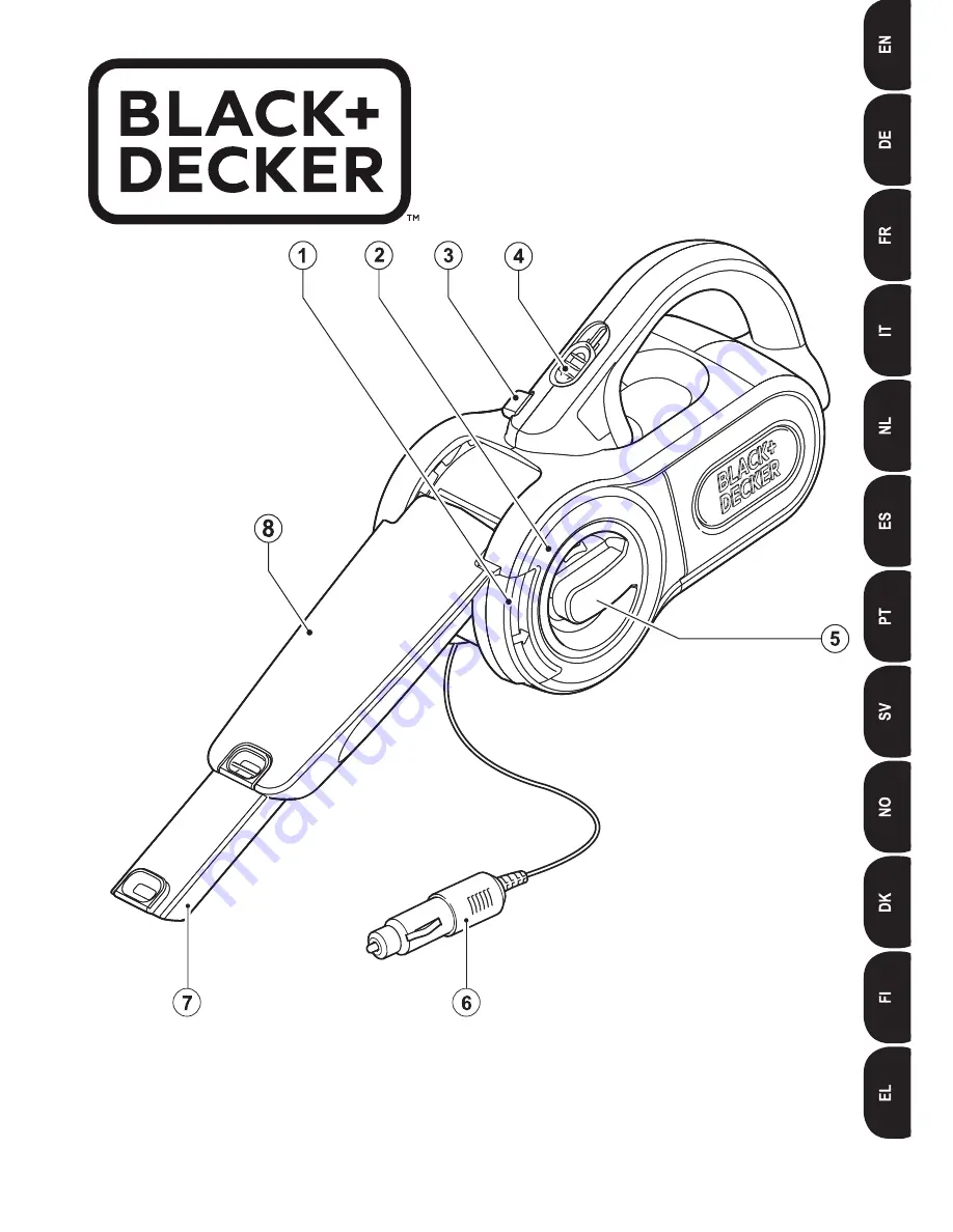 Black & Decker pav1205 Скачать руководство пользователя страница 1