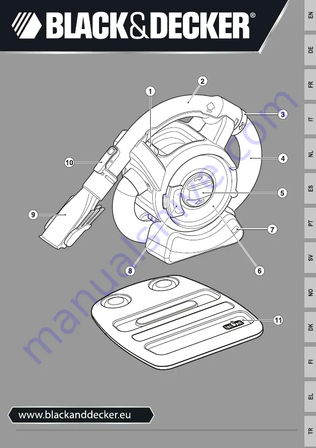 Black & Decker PD1800EL Скачать руководство пользователя страница 1