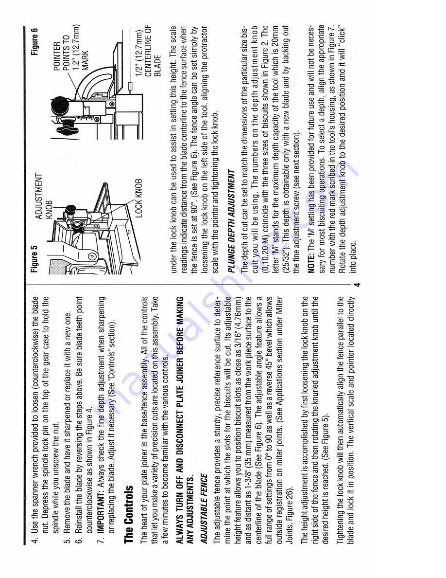 Black & Decker PLATE JOINER 3382 Скачать руководство пользователя страница 6