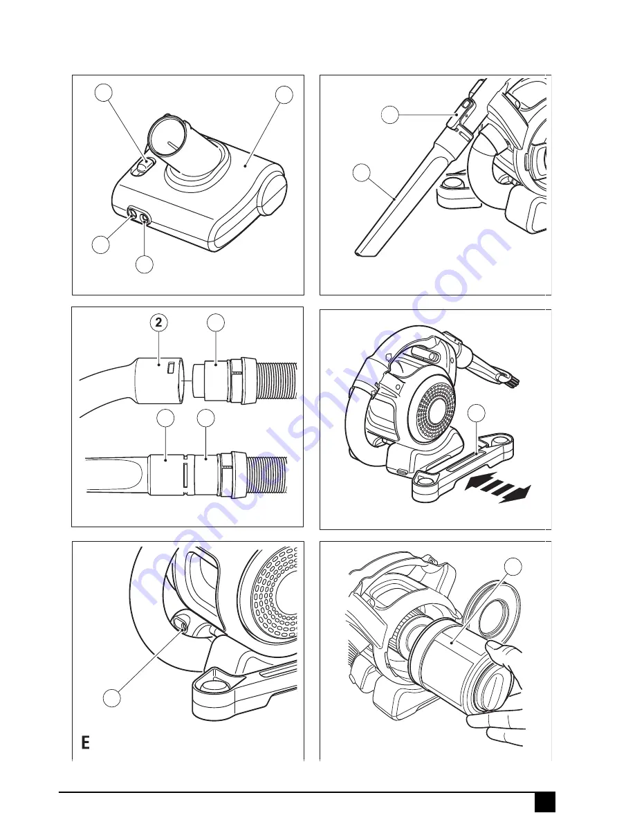 Black & Decker Powerful Solutions Dustbuster Flexi PD1080 Original Instructions Manual Download Page 3