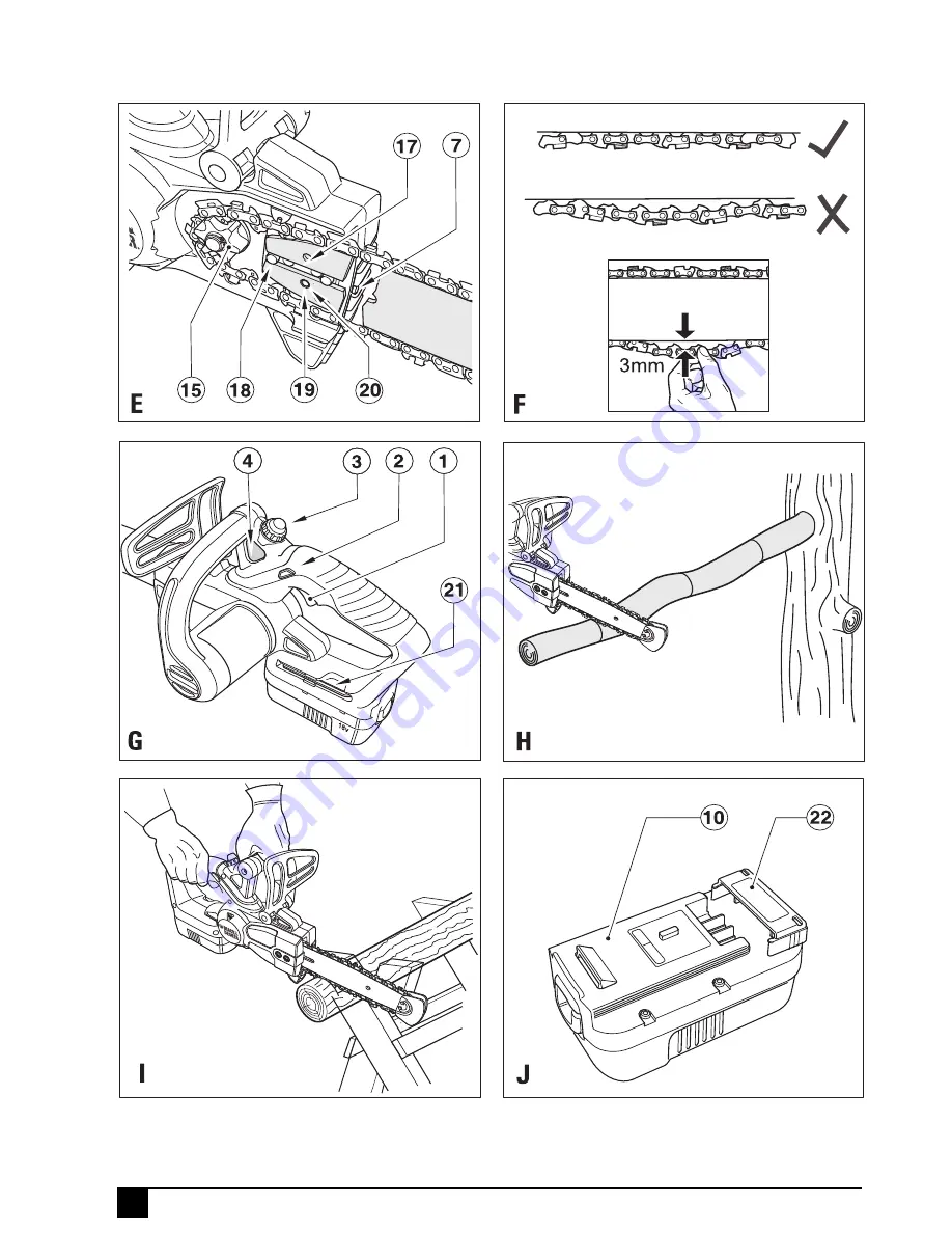 Black & Decker Powerufl Solutions GKC1817L Скачать руководство пользователя страница 4