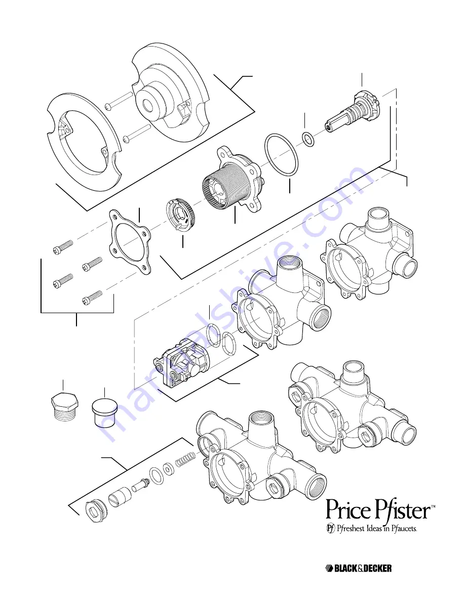 Black & Decker Price Pfister 0X8 Series Скачать руководство пользователя страница 20