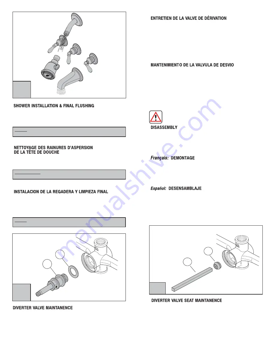 Black & Decker Price Pfister 801 Series Quick Start Manual Download Page 6