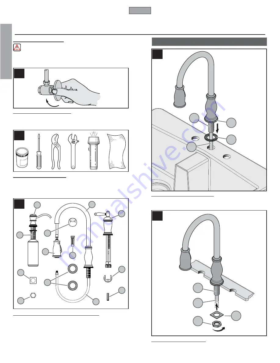 Black & Decker Price Pfister Hanover T526 Series Manual Download Page 2