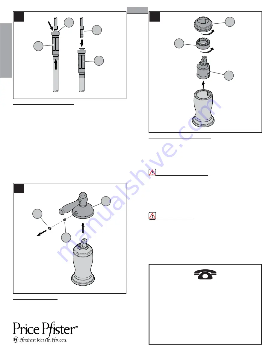 Black & Decker Price Pfister Hanover T526 Series Manual Download Page 6