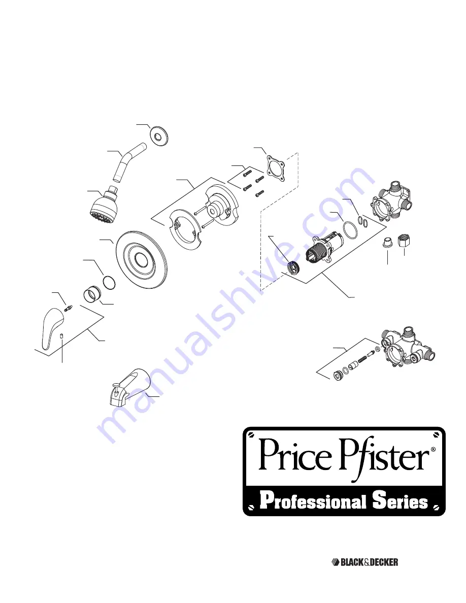 Black & Decker Price Pfister Professional PRO-PP83 Quick Start Manual Download Page 8