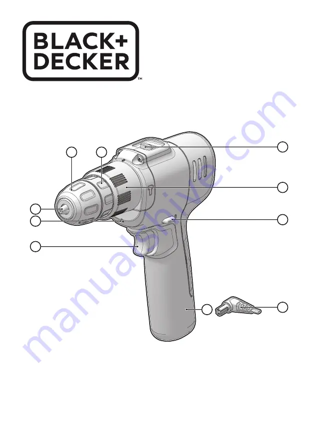 Black & Decker REVHD12C Quick Start Manual Download Page 1