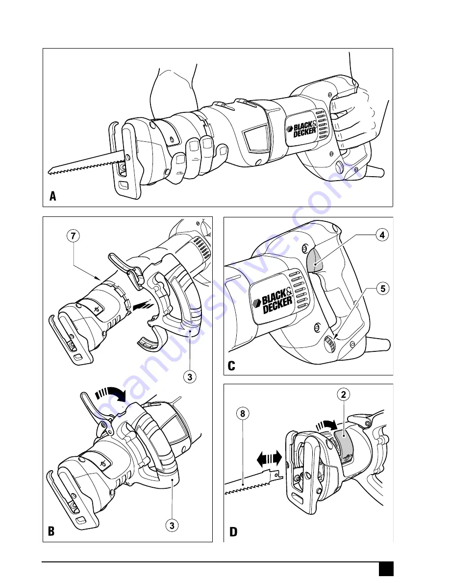 Black & Decker RS1050E Скачать руководство пользователя страница 3