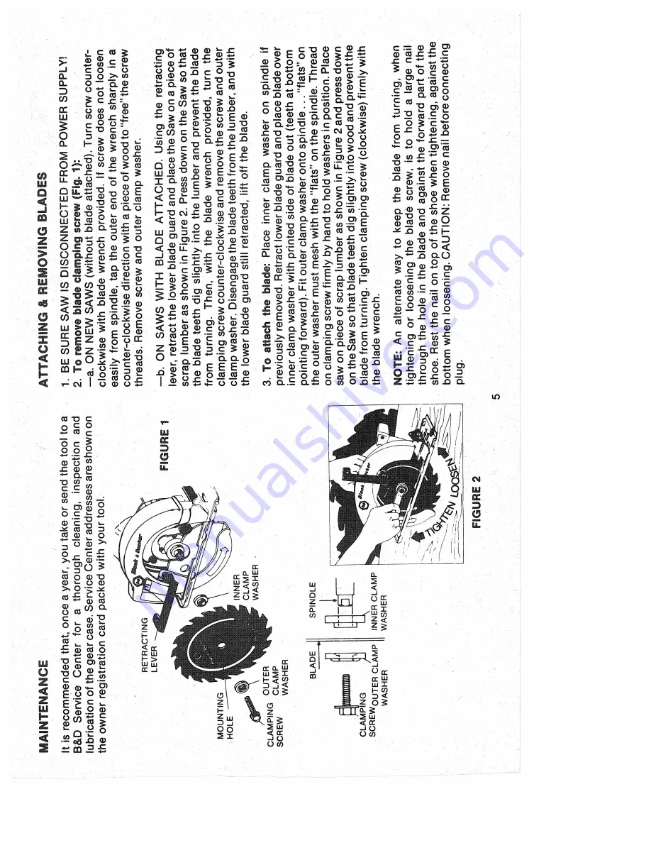 Black & Decker Sawcat 3027-10 Owner'S Manual Download Page 5