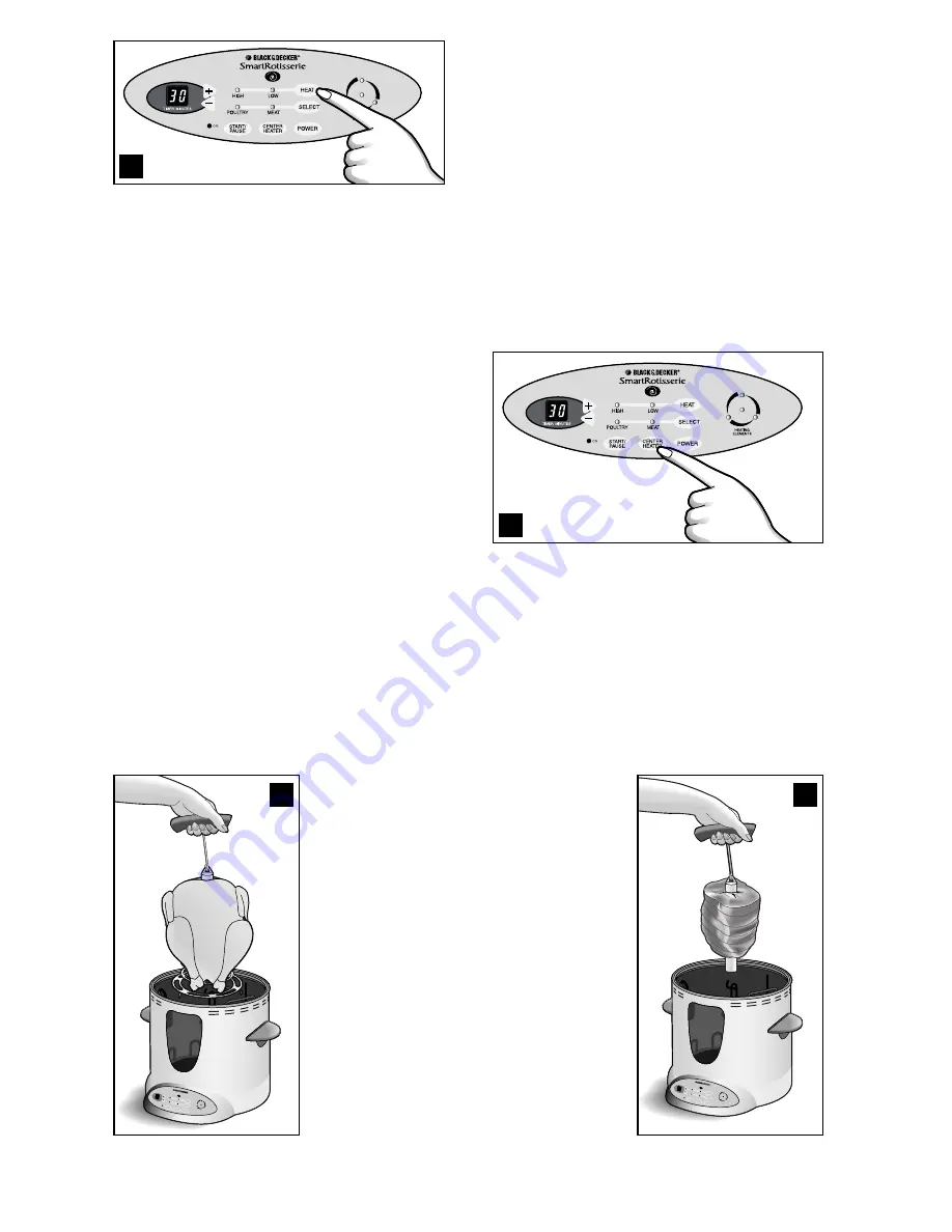 Black & Decker SmartRotisserie RTS500 Series Use And Care Book Manual Download Page 39