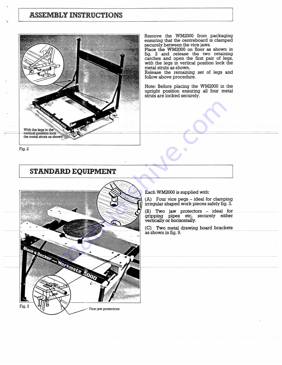 Black & Decker WM2000 Operating Instructions Manual Download Page 4