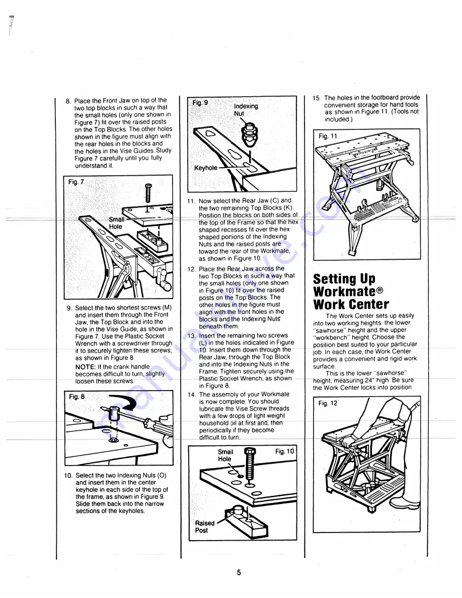 Black & Decker Workmate 400 Скачать руководство пользователя страница 5