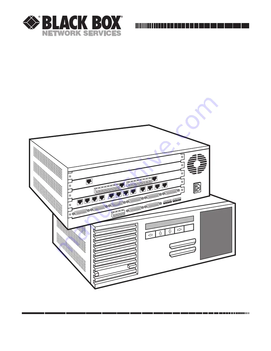 Black Box 5000 MX215C, 5000 MX218C Скачать руководство пользователя страница 1