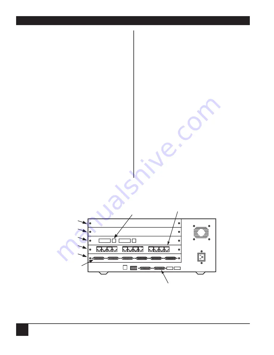 Black Box 5000 MX215C, 5000 MX218C Скачать руководство пользователя страница 40