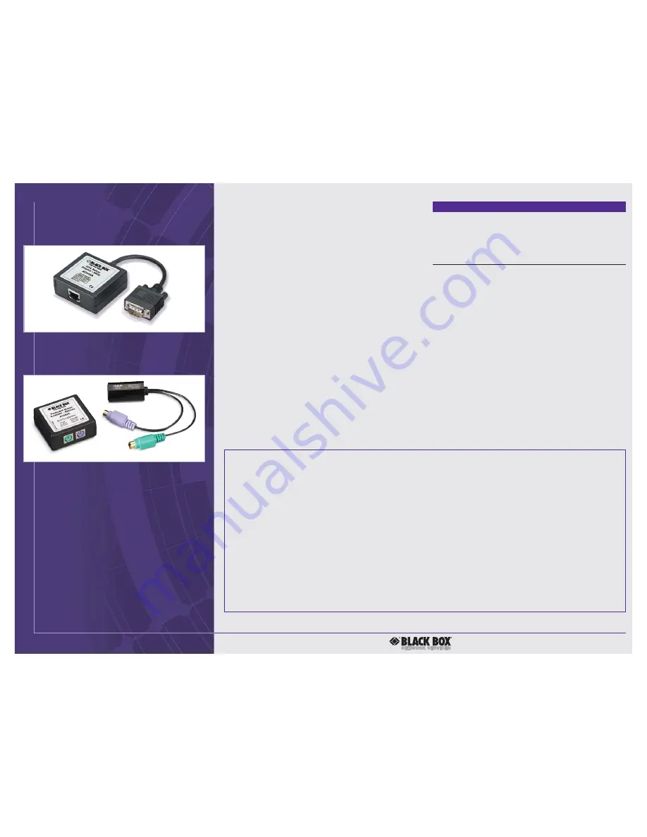 Black Box AC640A Specifications Download Page 3