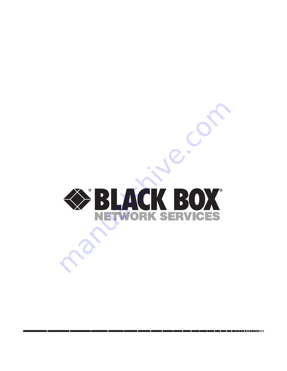 Black Box LE3010A Manual Download Page 12