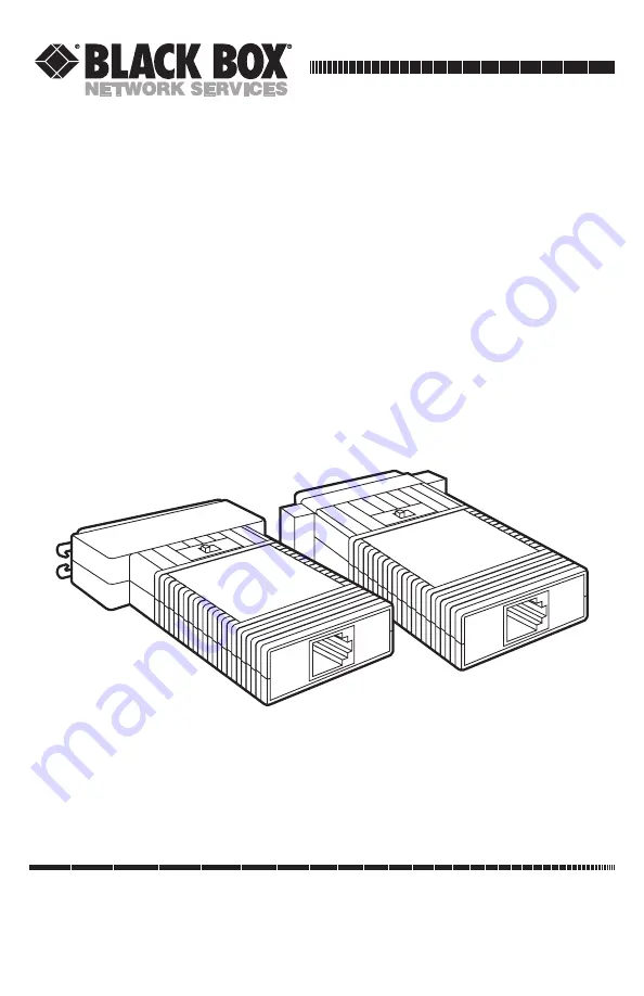 Black Box ME190A Manual Download Page 1