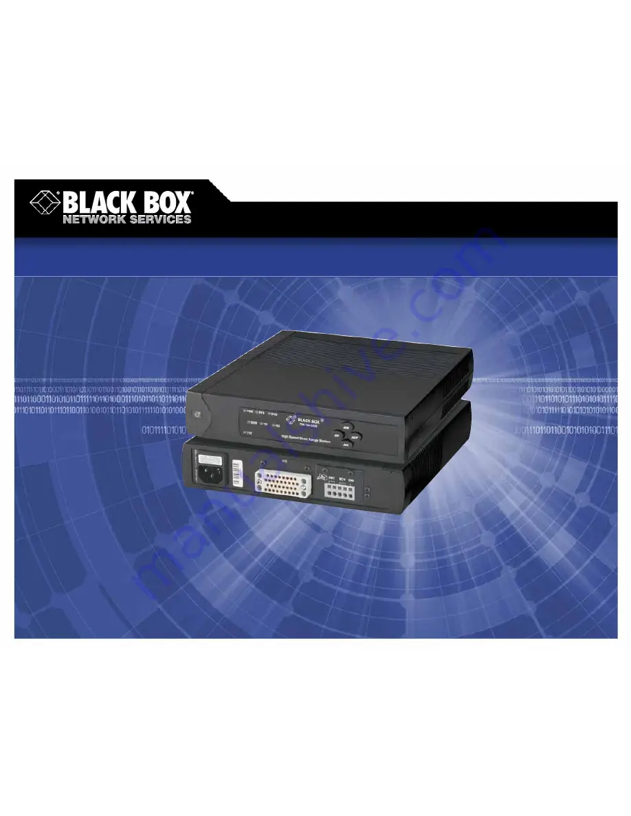 Black Box ME270A-R3 Specifications Download Page 1