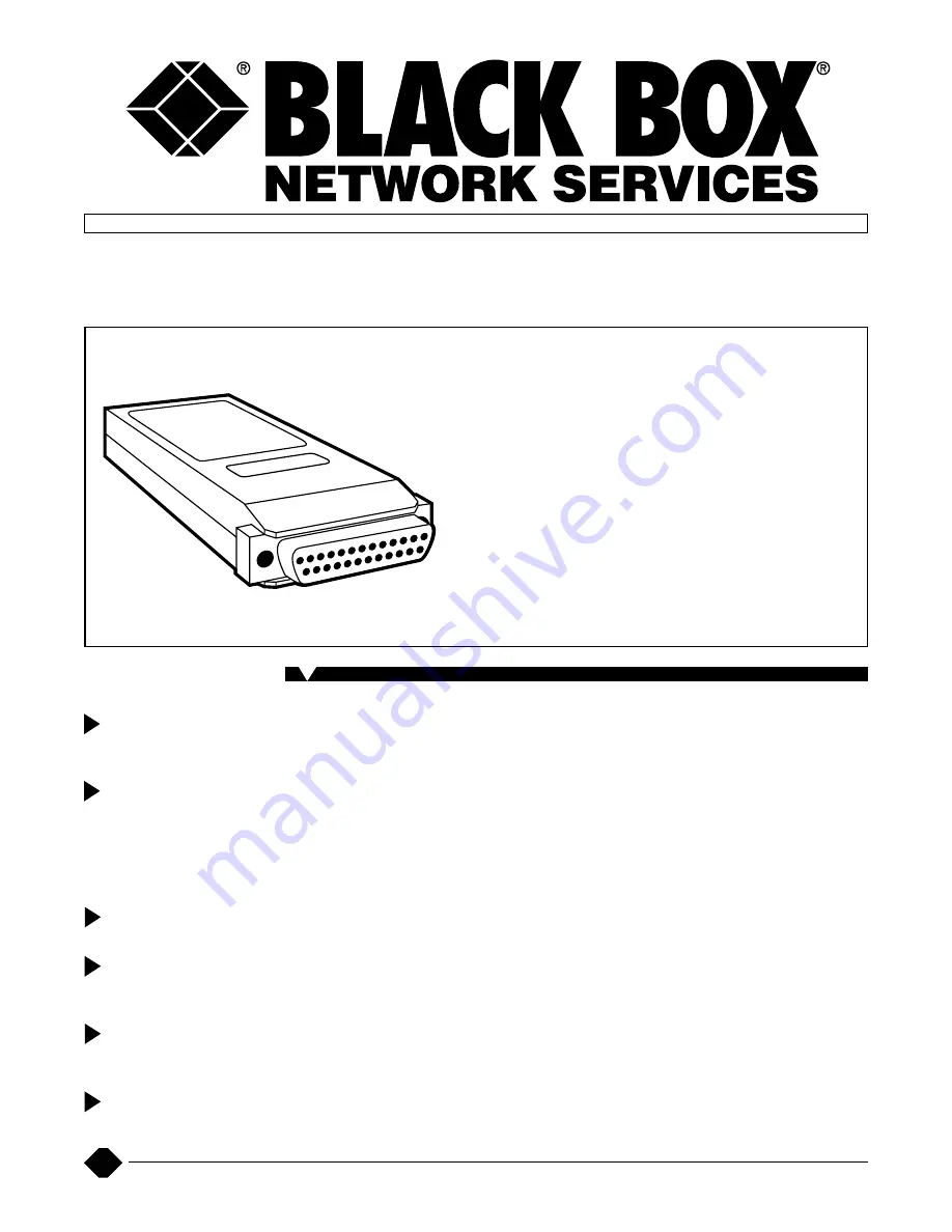 Black Box ME745A-M-R2 Specifications Download Page 1